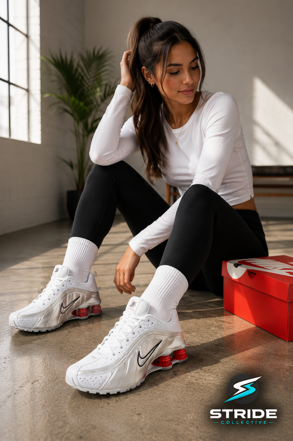 Nike Shox R4 Platinum